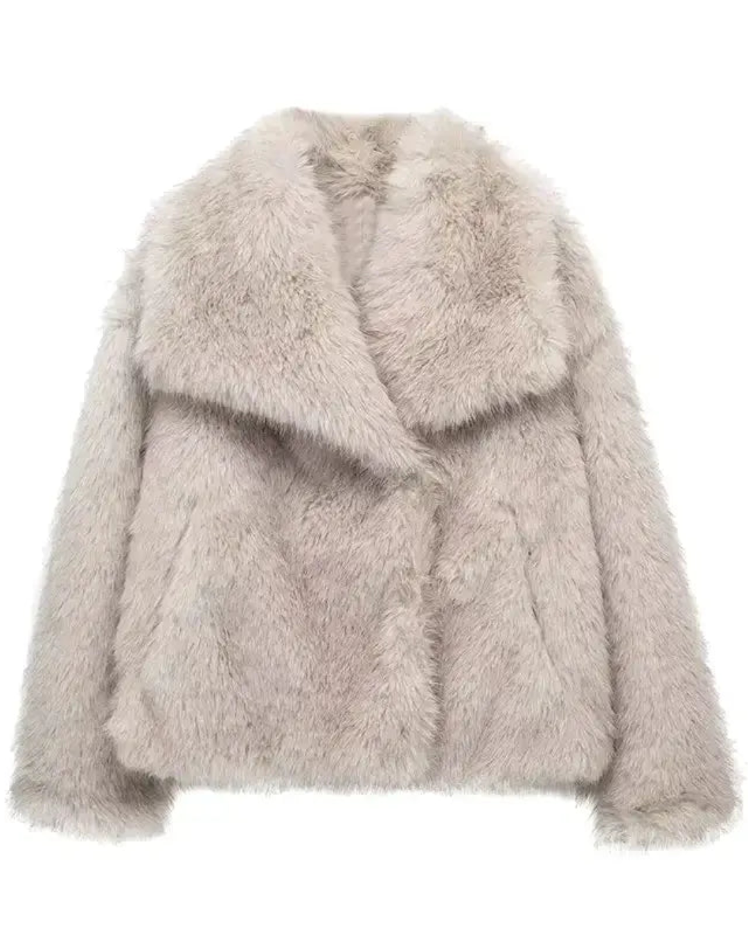 Manteau de fourrure élégant pour femme design de luxe