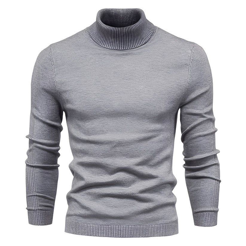 Col roulé homme coupe ajustée moderne