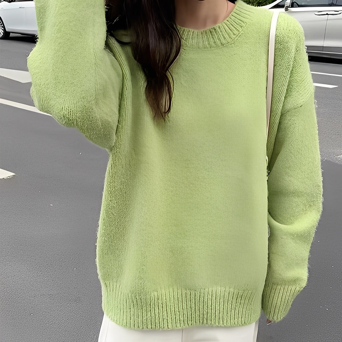 Pull oversize femme Simple chic