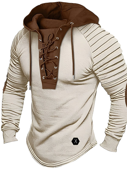 Bequemer Strickpullover Herren Kapuzenpulli - IdealeKleiden