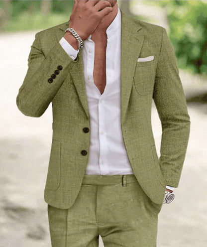 Veste de costume pour homme moderne à fermeture rapide