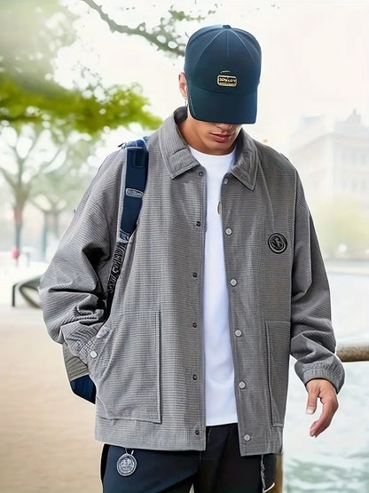 Veste homme coupe décontractée moderne