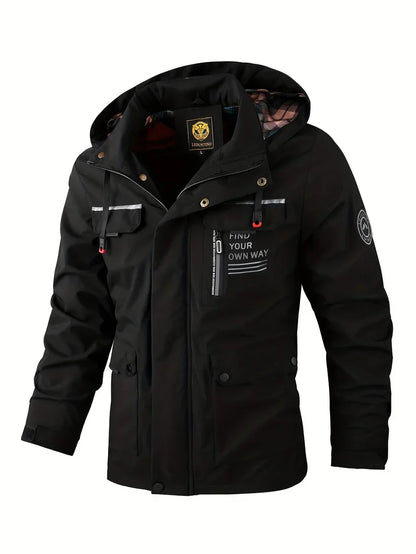 Veste de pluie légère et imperméable pour homme Hiver