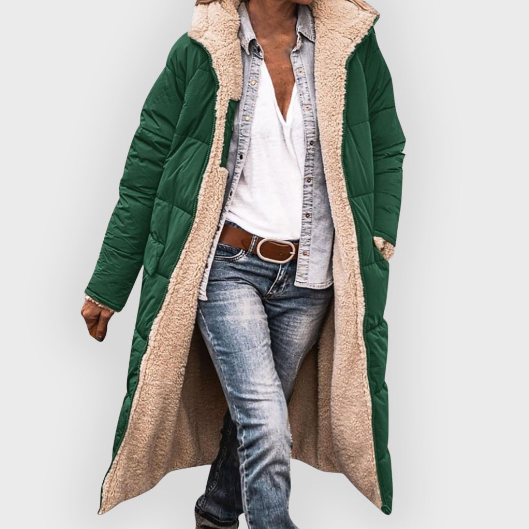 Manteau d'hiver matelassé et chaud pour femme