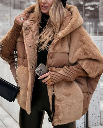 Veste à capuche chaude et isolante