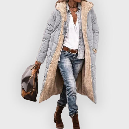 Manteau d'hiver matelassé et chaud pour femme