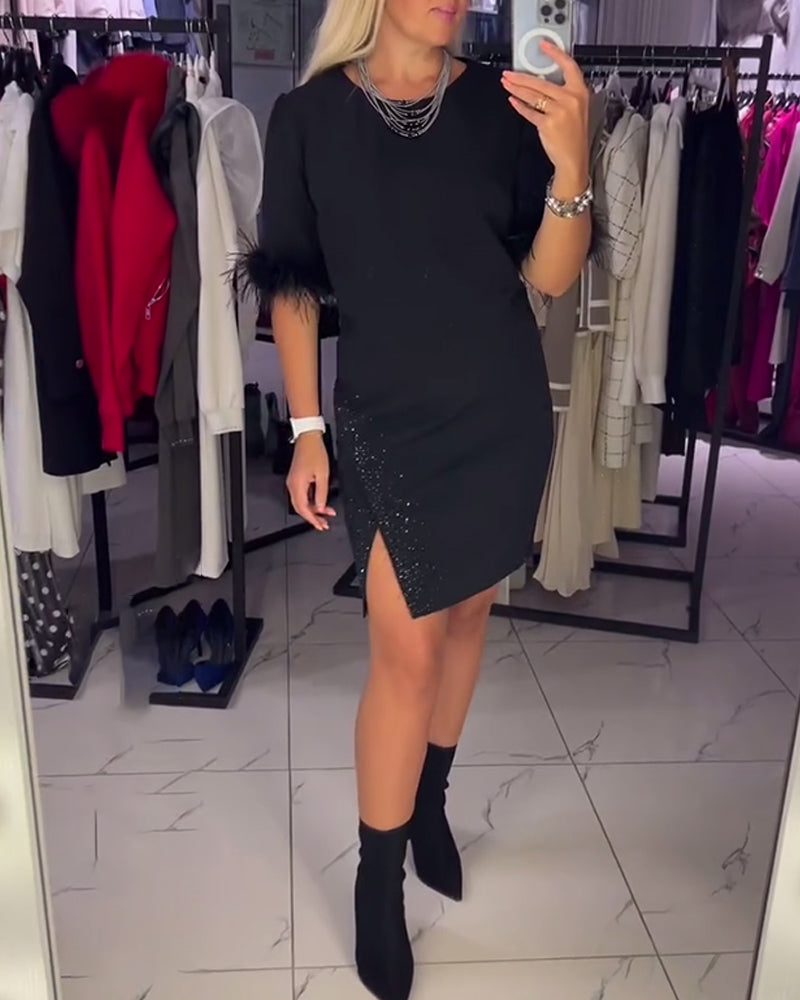 Vêtements décontractés pour femme Col rond Design tendance