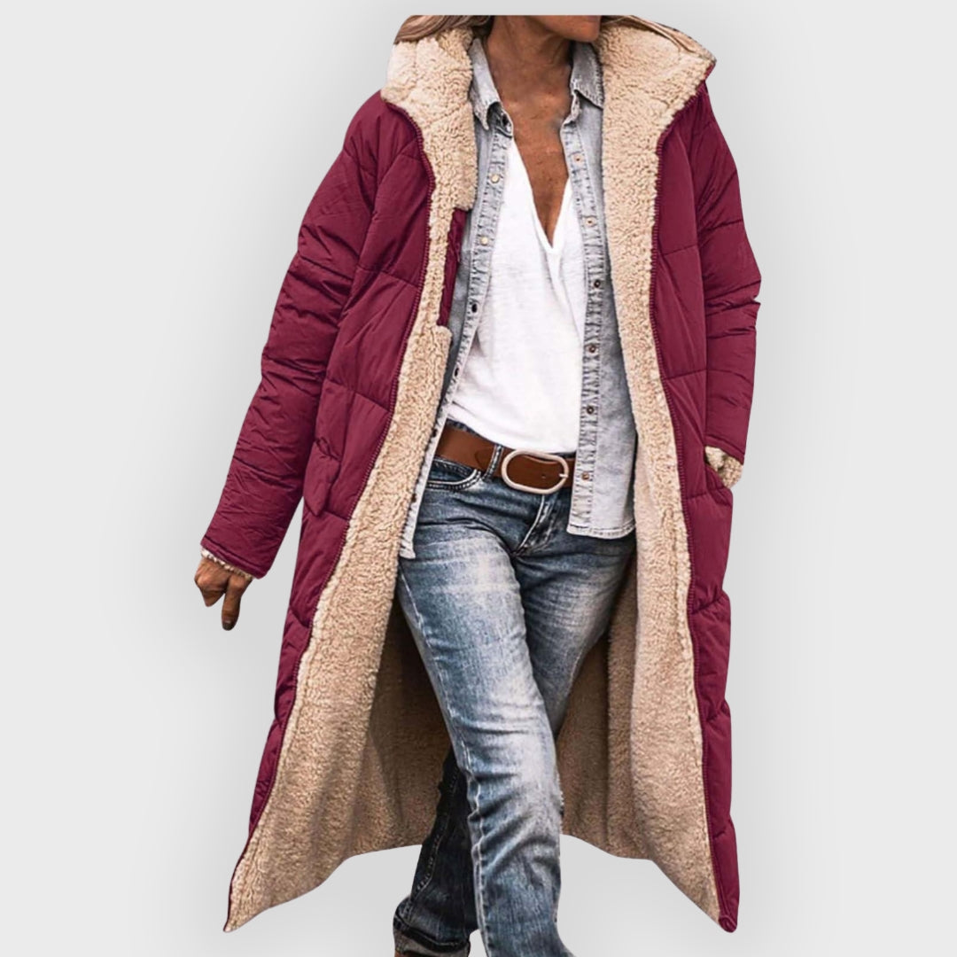 Manteau d'hiver matelassé et chaud pour femme