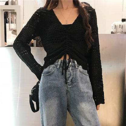 Cardigan Femme Léger Estival Motif Ajoure