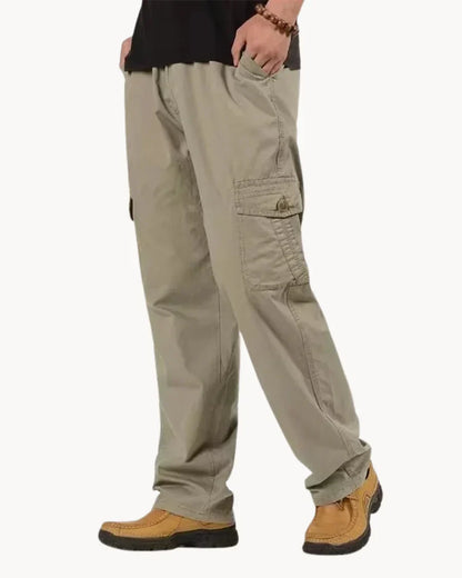 Pantalon cargo homme polaire douce confort
