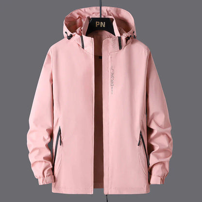 Imperméable unisexe stylé avec capuche