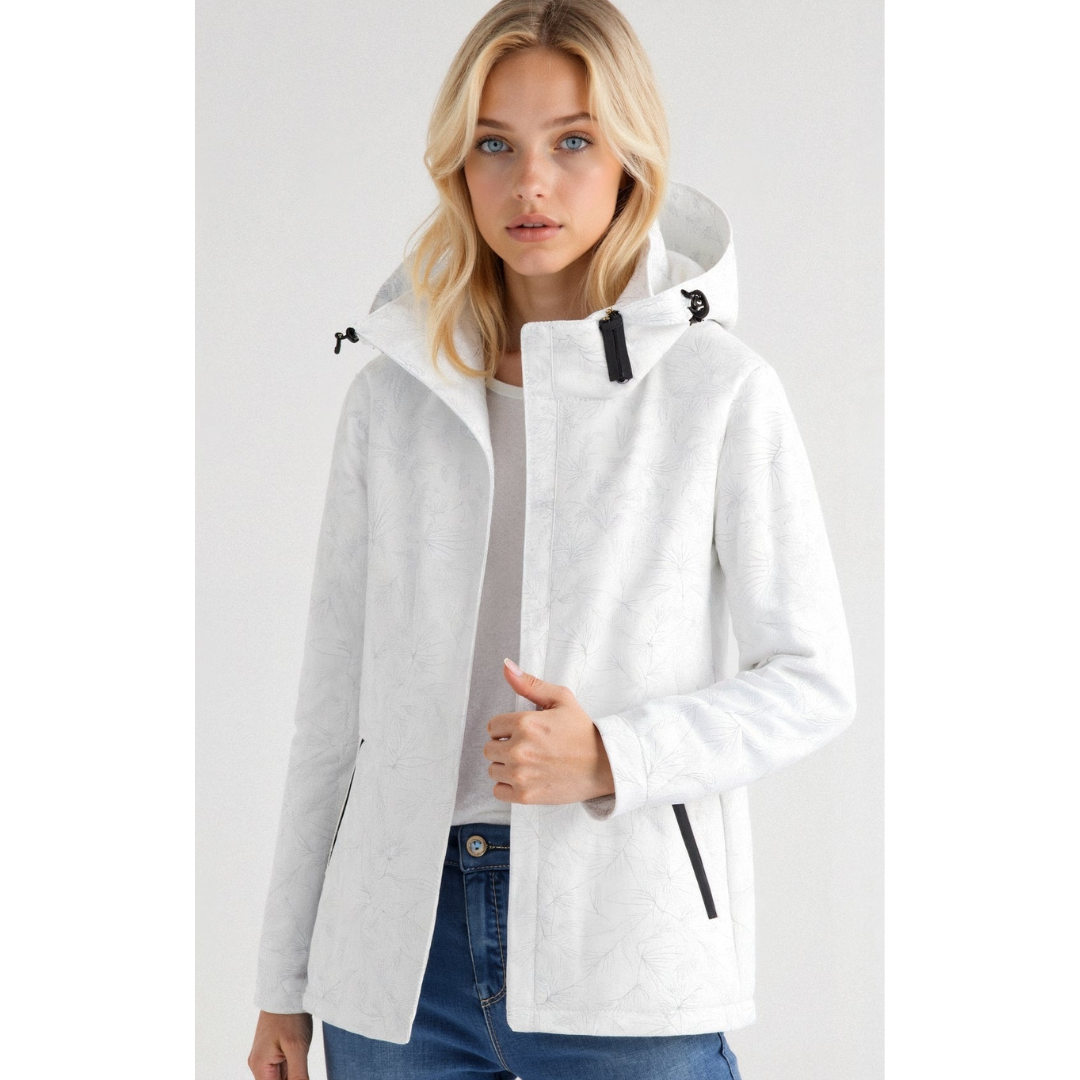 Coupe-vent femme capuche zippé