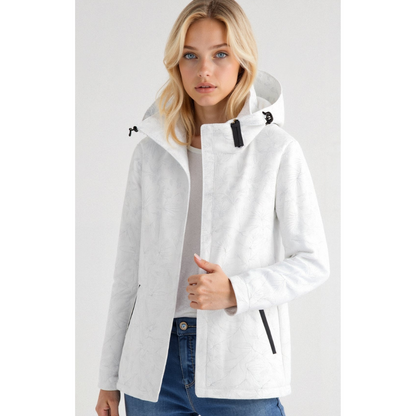 Coupe-vent femme capuche zippé