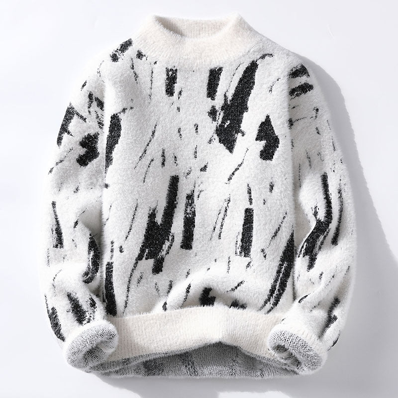 Damian Stylischer Fleece Pullover Herren - IdealeKleiden