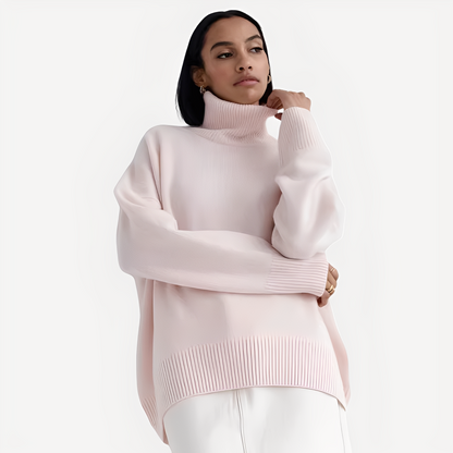 Pull pour femme Col montant décontracté