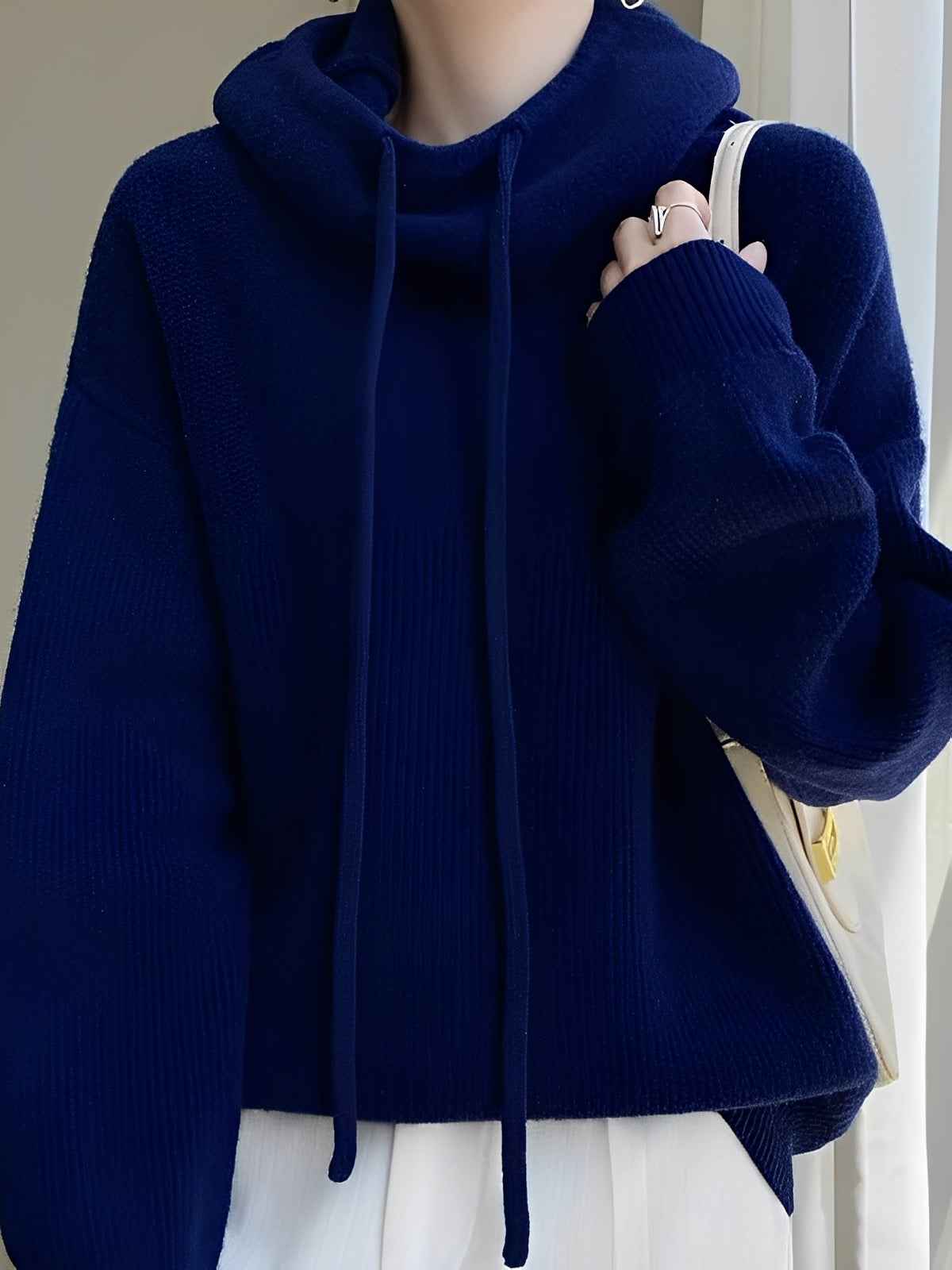Hoddie en laine pour femme Doux et chaud