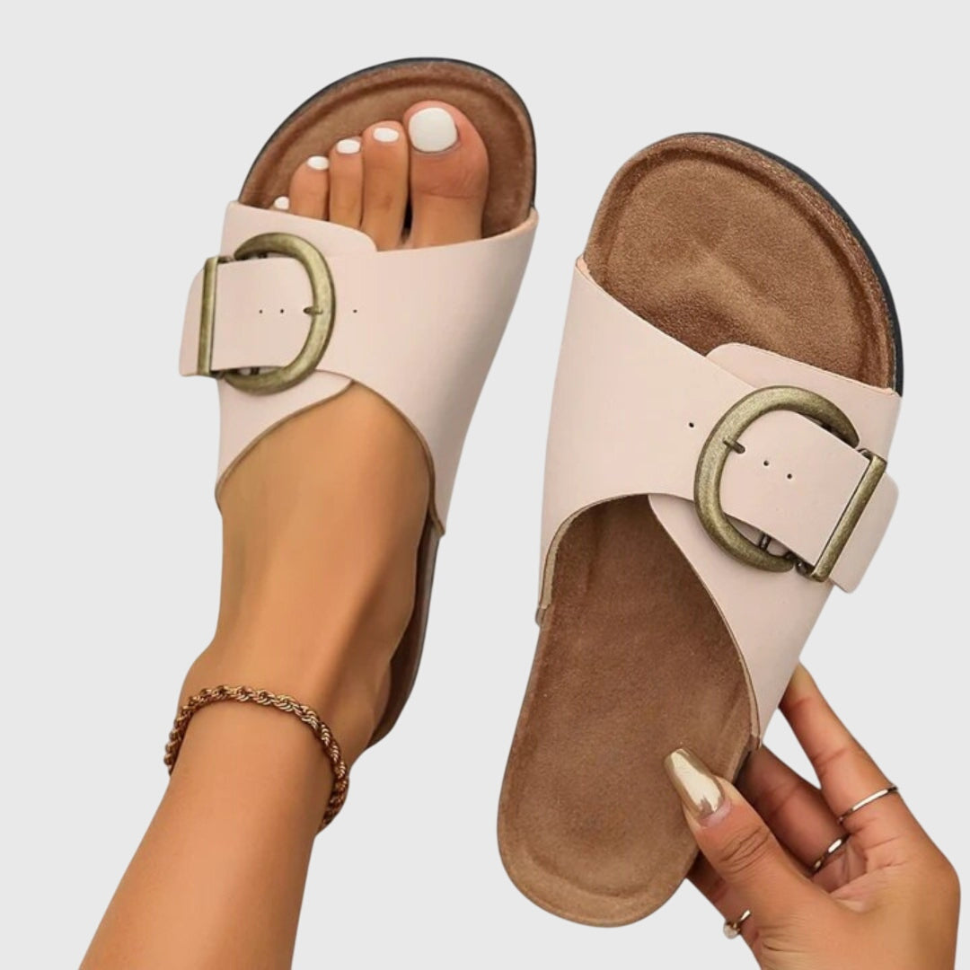 Sandales femme décontractées à boucle Été