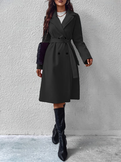 Trench-coat élégant pour femme Coupe slim