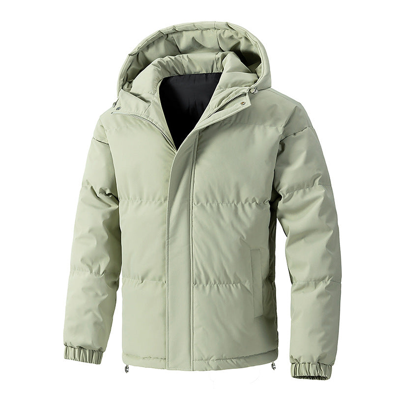Veste d'hiver chaude pour homme avec capuche