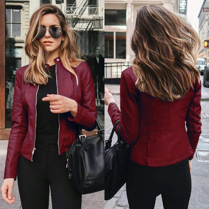 Robe de soirée élégante en cuir noir