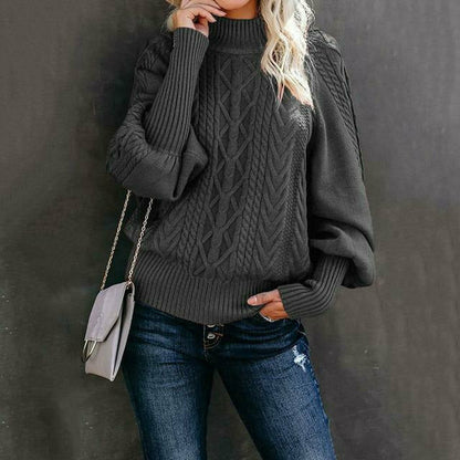 Pull en maille élégant classique femme