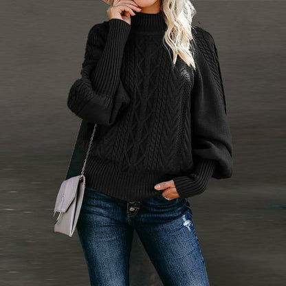 Pull-over Femme Chaud Tricot torsadé Mode Automne