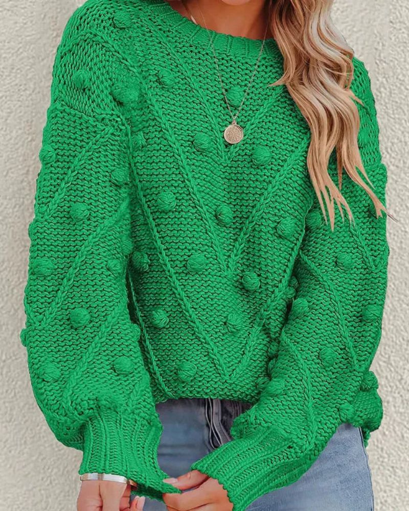 Pull en maille confortable Style décontracté