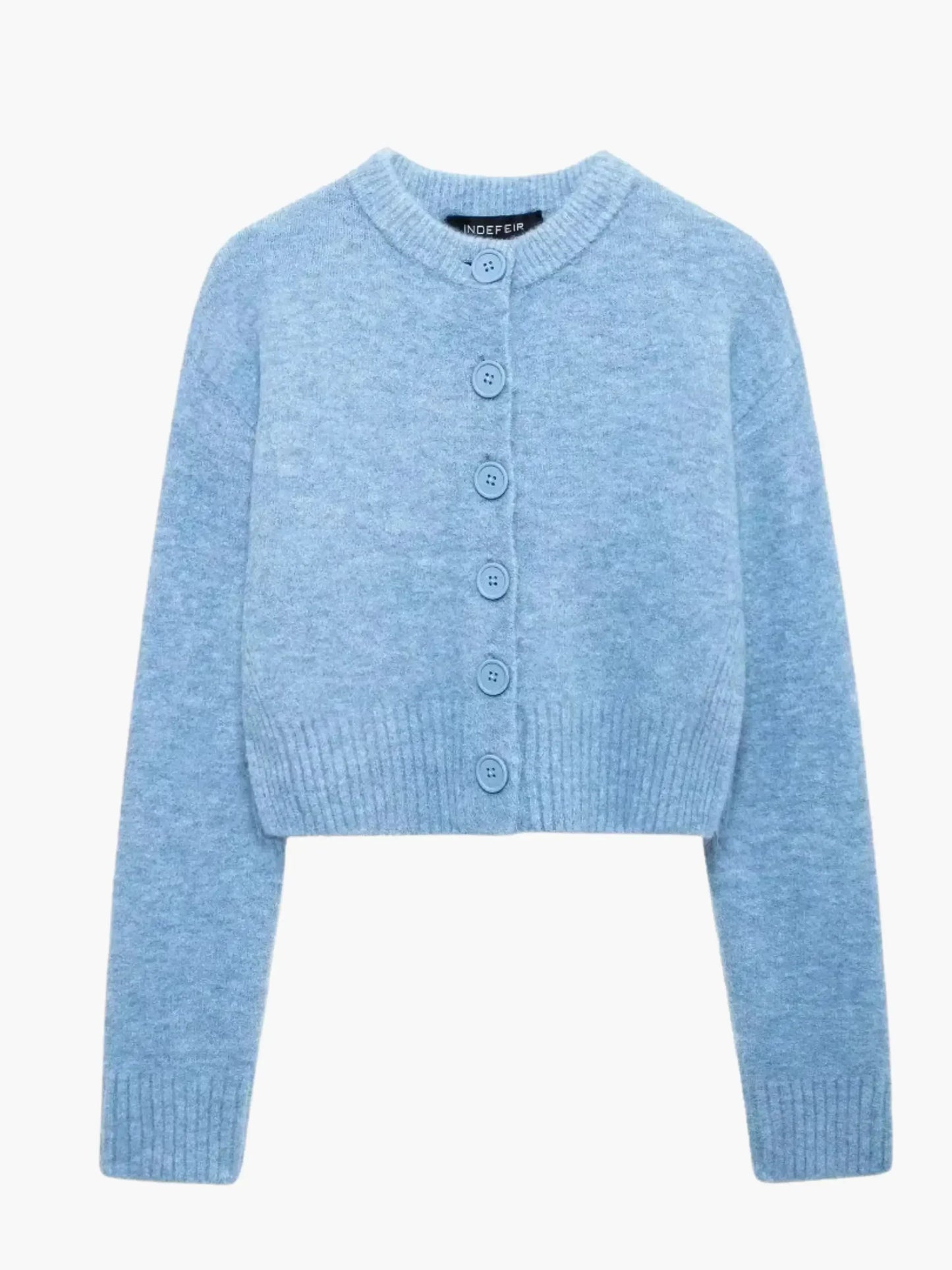 Kurze Damenstrickjacke Modern Style - IdealeKleiden