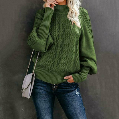 Pull en maille élégant classique femme
