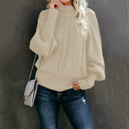 Pull en maille élégant classique femme