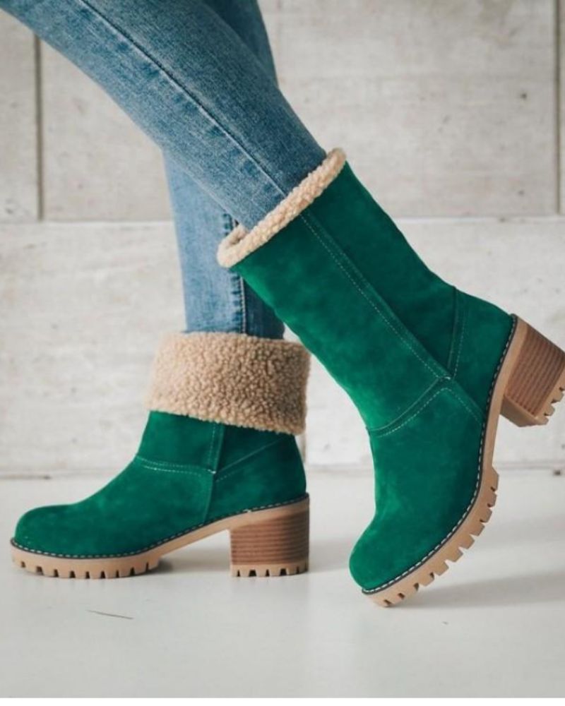 Chaussures femme, bottes d'hiver confortables