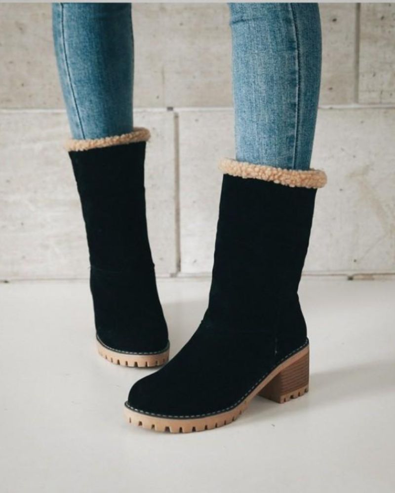 Chaussures femme, bottes d'hiver confortables