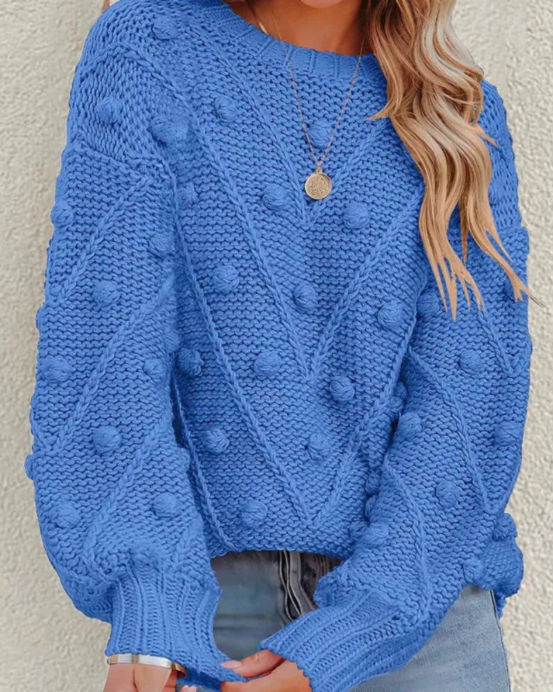 Pull en maille confortable Style décontracté