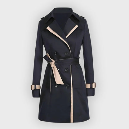 Long Manteau Élégant Trench-Coat Femme