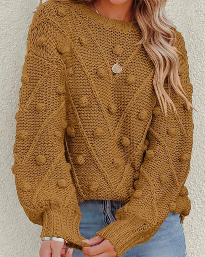 Pull en maille confortable Style décontracté