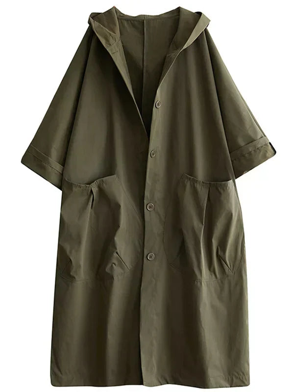 Manteau d'hiver long Damon capuche poches