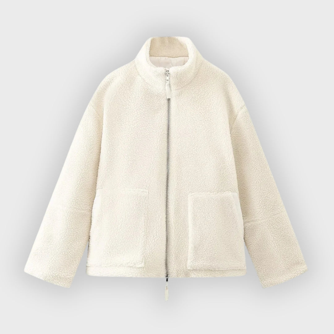 Übergrößte Fleecejacke Warm und Bequem - IdealeKleiden