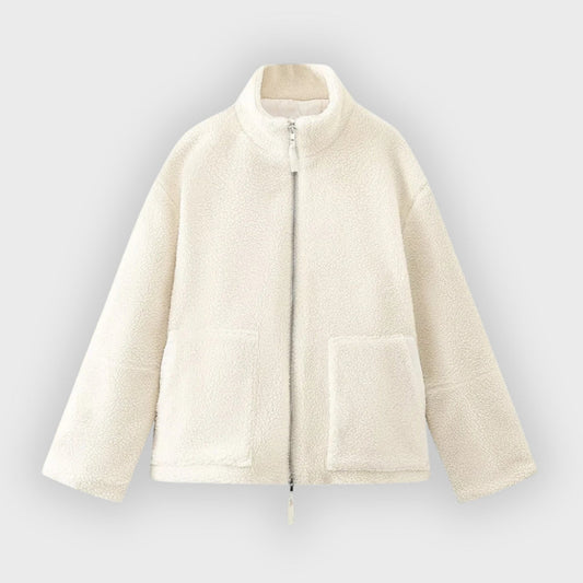 Übergrößte Fleecejacke Warm und Bequem - IdealeKleiden