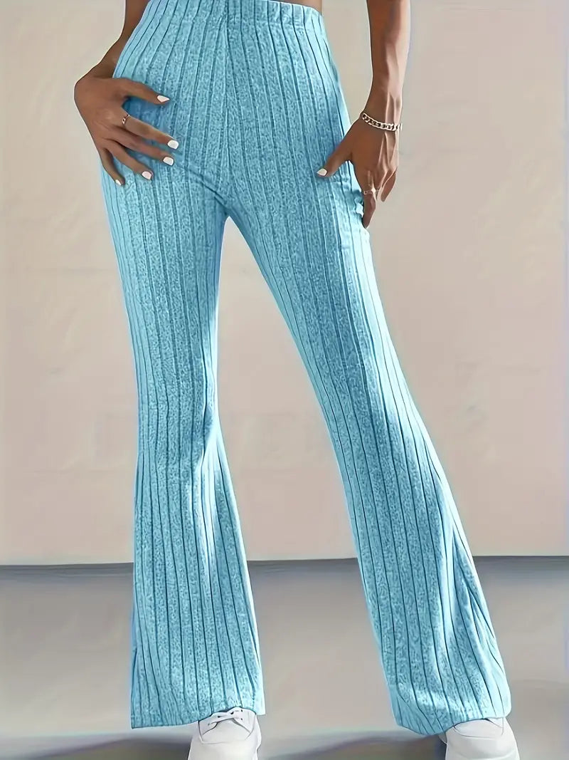Pantalon flare élégant pour femme Tendance printemps
