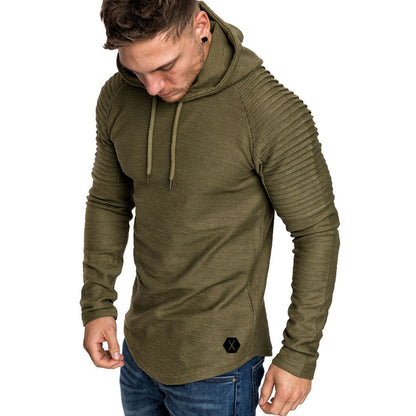 Sweat-shirt à capuche pour homme, design moderne et texturé