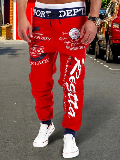 Pantalon d'entraînement sportif homme avec cordon de serrage