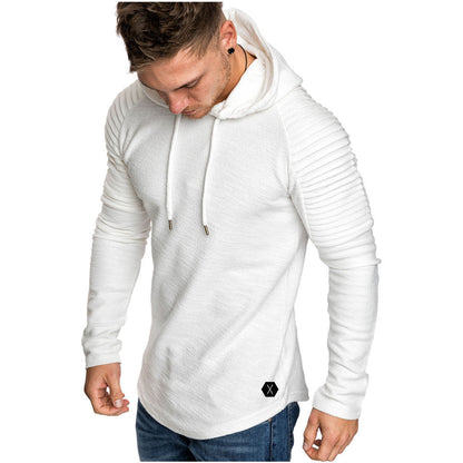 Sweat-shirt à capuche pour homme, design moderne et texturé