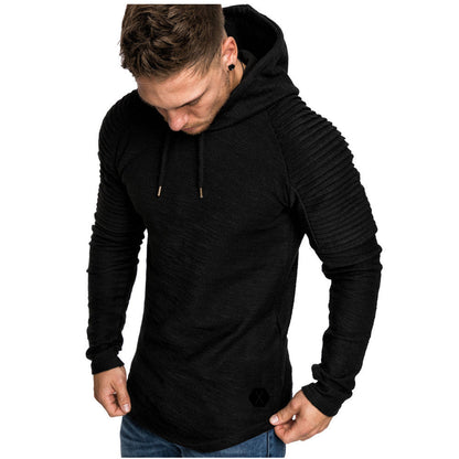 Sweat-shirt à capuche pour homme, design moderne et texturé