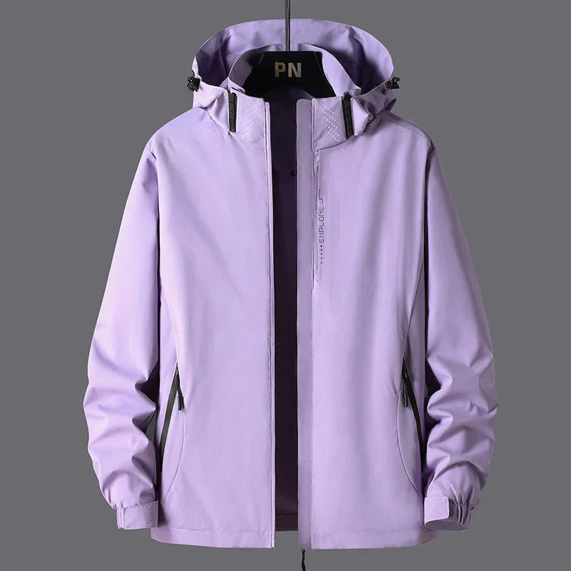 Imperméable unisexe stylé avec capuche