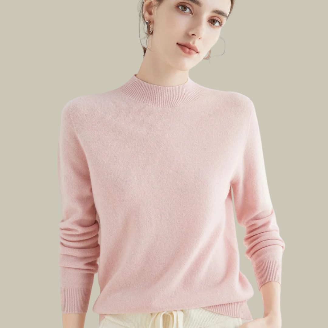 Pull chaud en laine mérinos pour femme