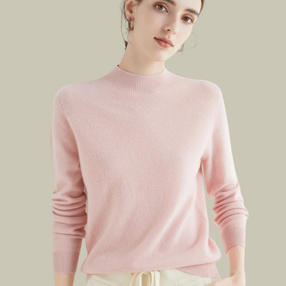 Pull chaud en laine mérinos pour femme