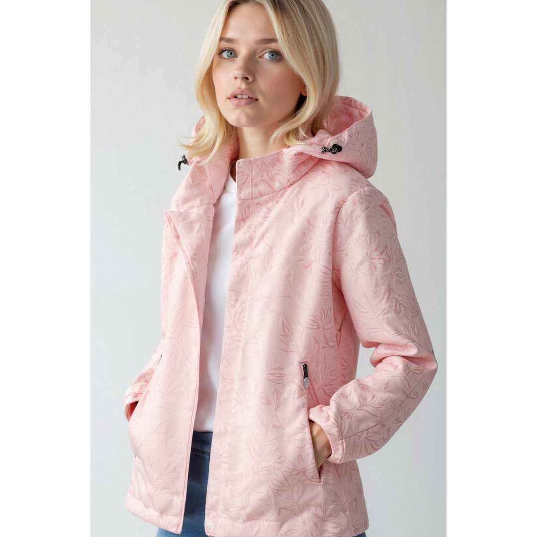Coupe-vent femme capuche zippé