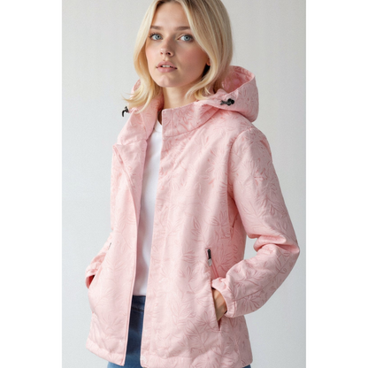 Coupe-vent femme capuche zippé
