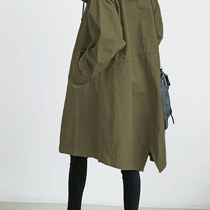 Imperméable long élégant pour femme