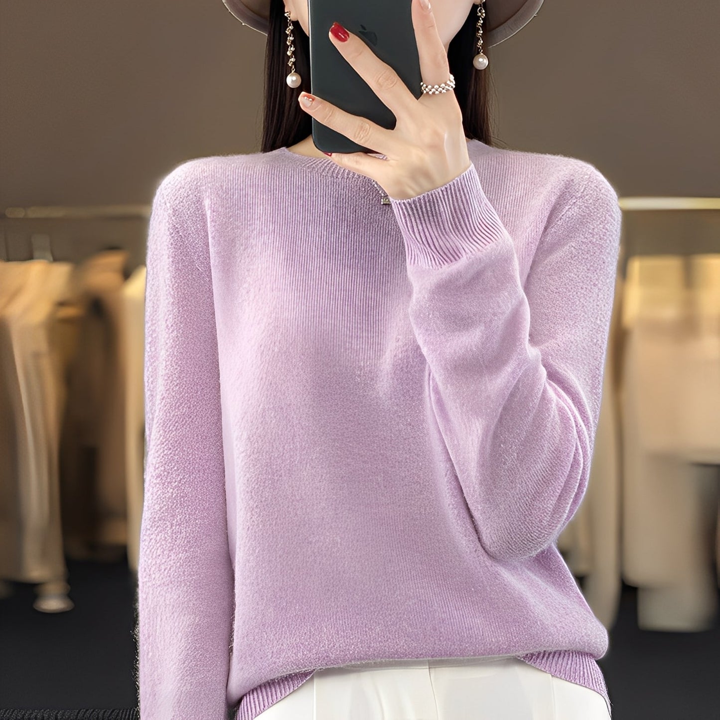 Élégant pull en cachemire pour femme